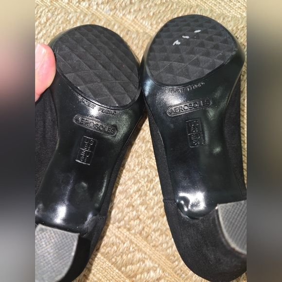 AEROSOLES Black Heeled Boots for Women - Picture 8 of 10